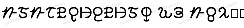 MLMaruCircle W3 mon字体转换